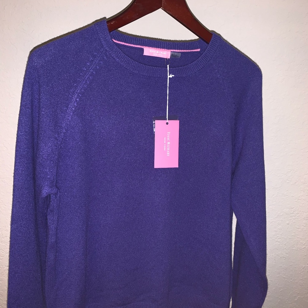 100% cashmere sweater.